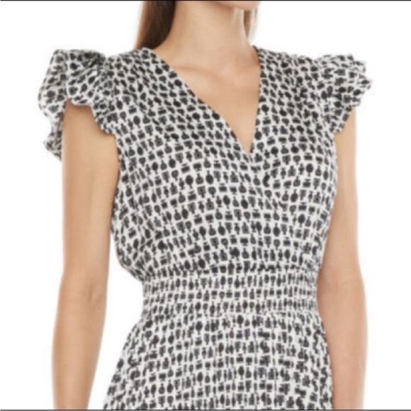 Ryegrass Flutter Sleeve Blouson Dress - Perfume bottle Print - Womens XL - NEW - Picture 3 of 10